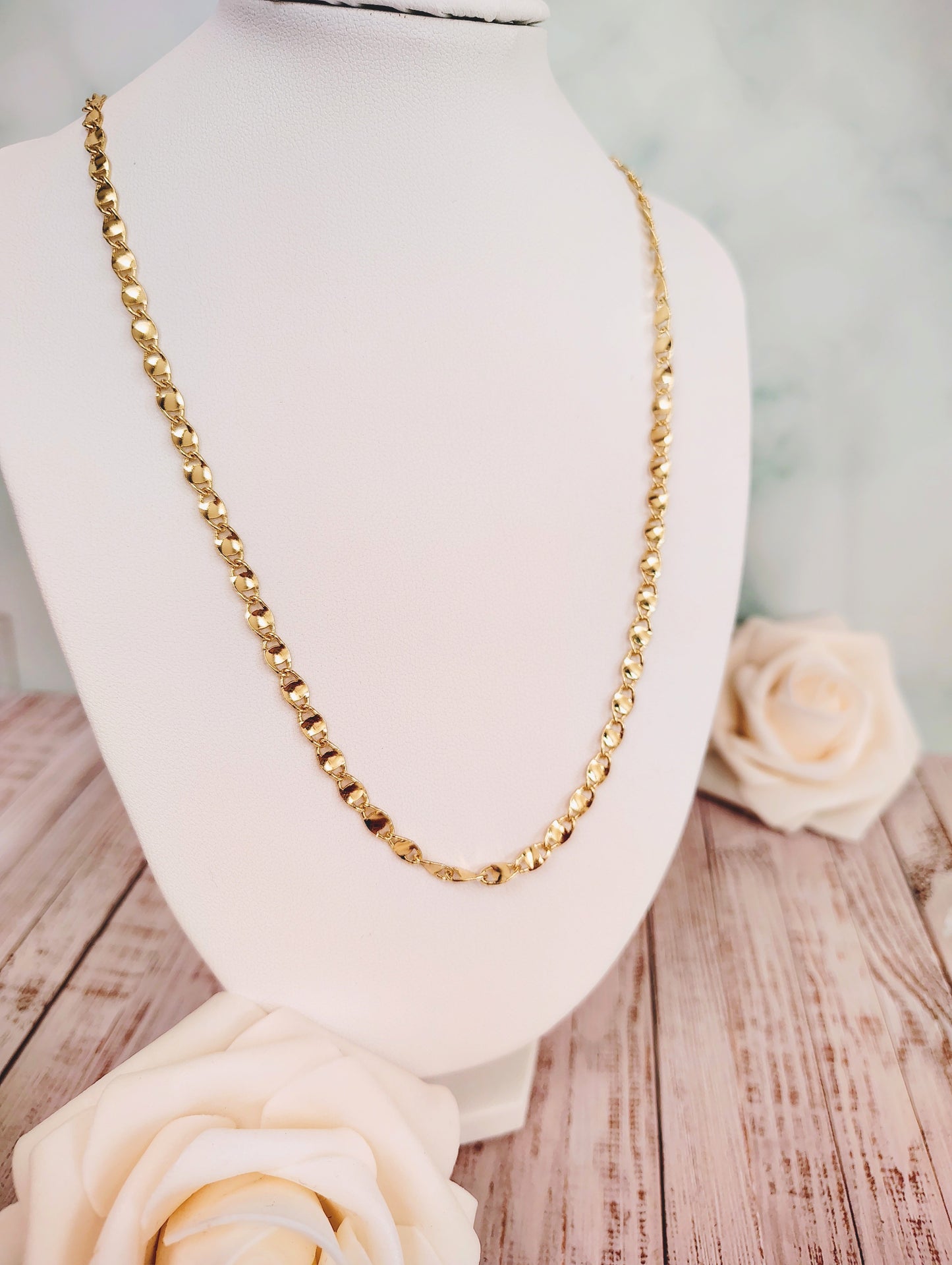 Flat Twist Cut Necklace #C10