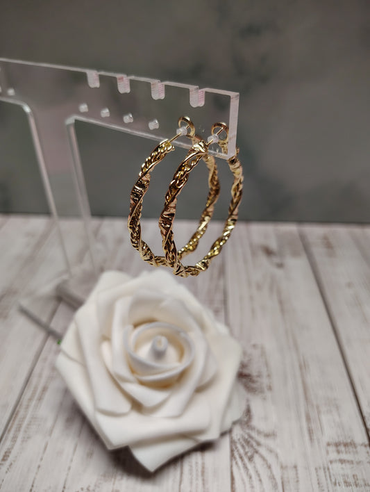 Twisted Bliss Hoops #H06